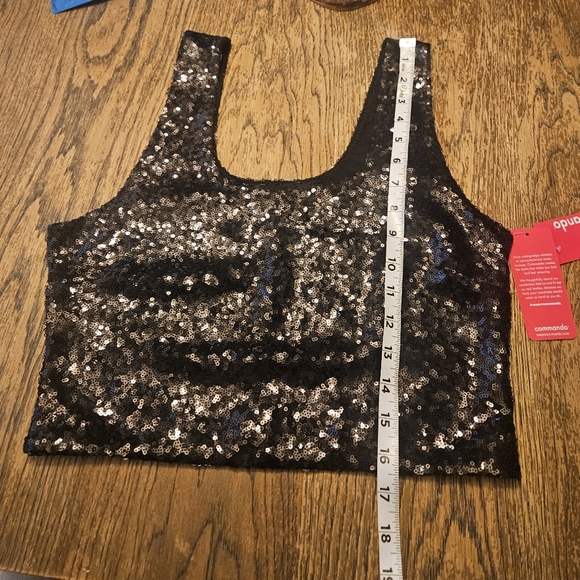 Commando sequin crop Top size Large - Picture 10 of 12